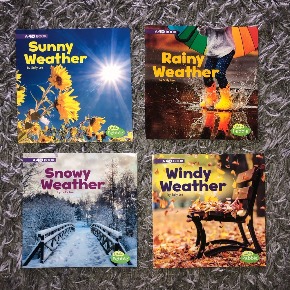 Little Pebble All Kinds of Weather Books, New